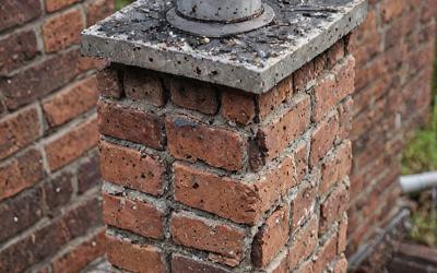 Chimney repair work